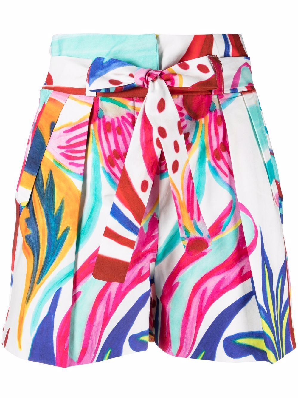 фото Patbo abstract-print high-waisted shorts