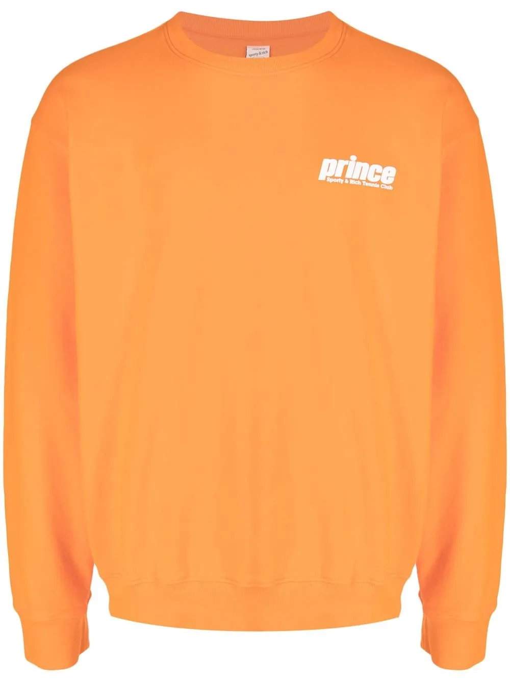 

Sporty & Rich playera con logo estampado - Naranja