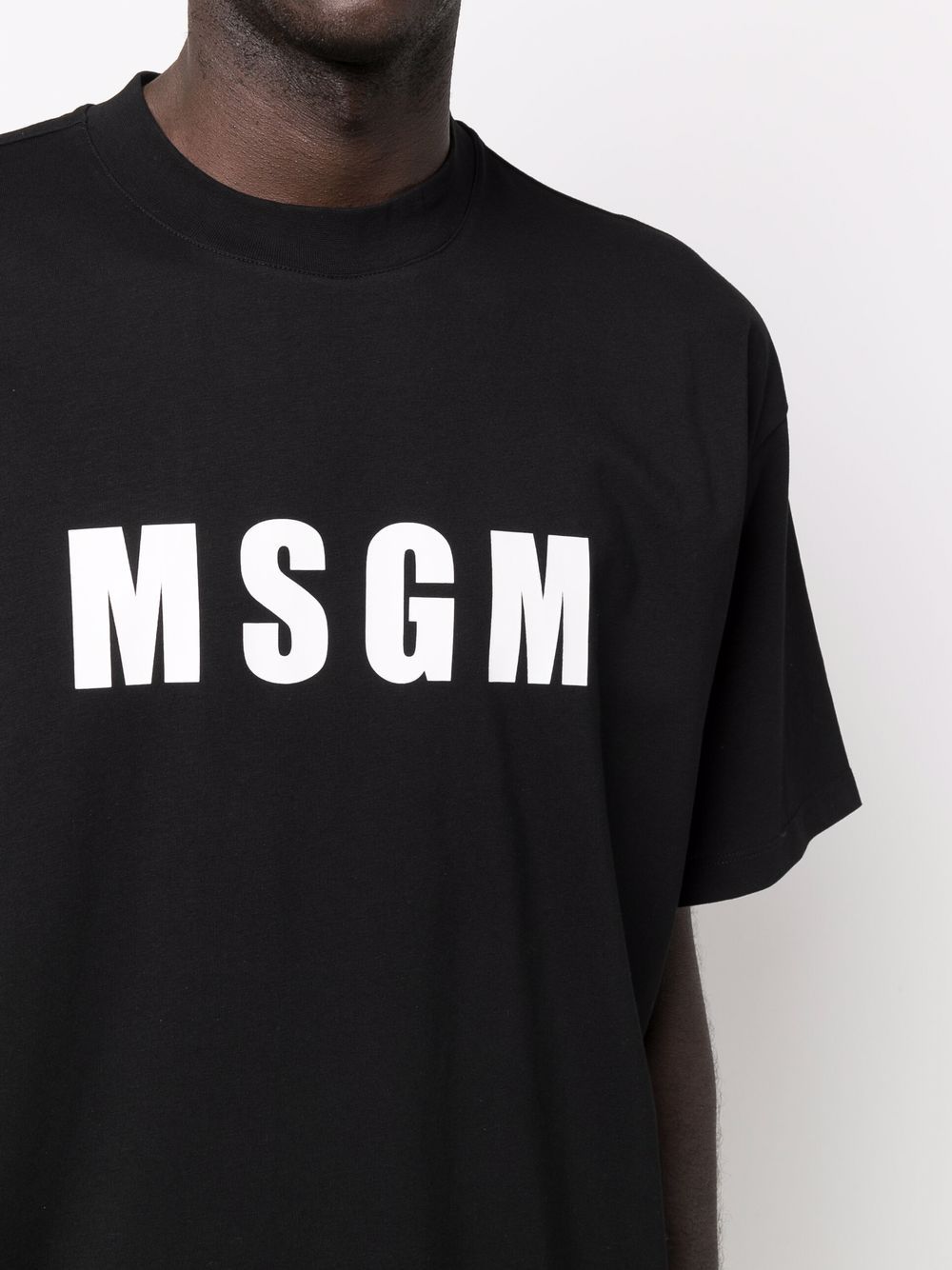 фото Msgm футболка с логотипом