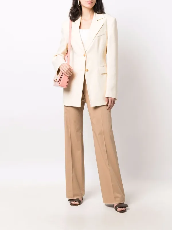 【Ferragamo】 High-riseストレートパンツ Ferragamo High-rise straight jeans Salvatore Ferragamo