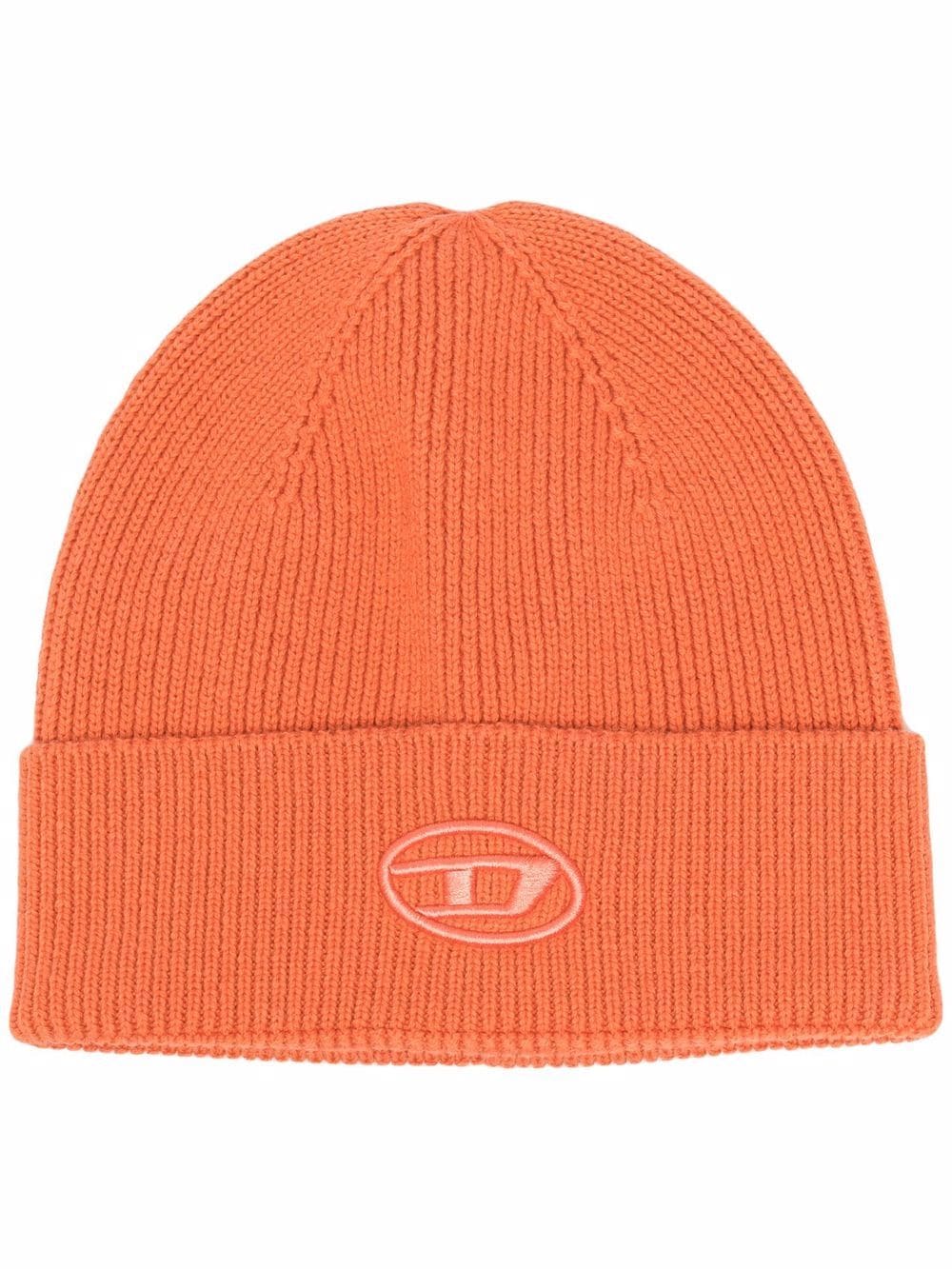 

Diesel gorro de canalé K-Coder Fully-B - Naranja