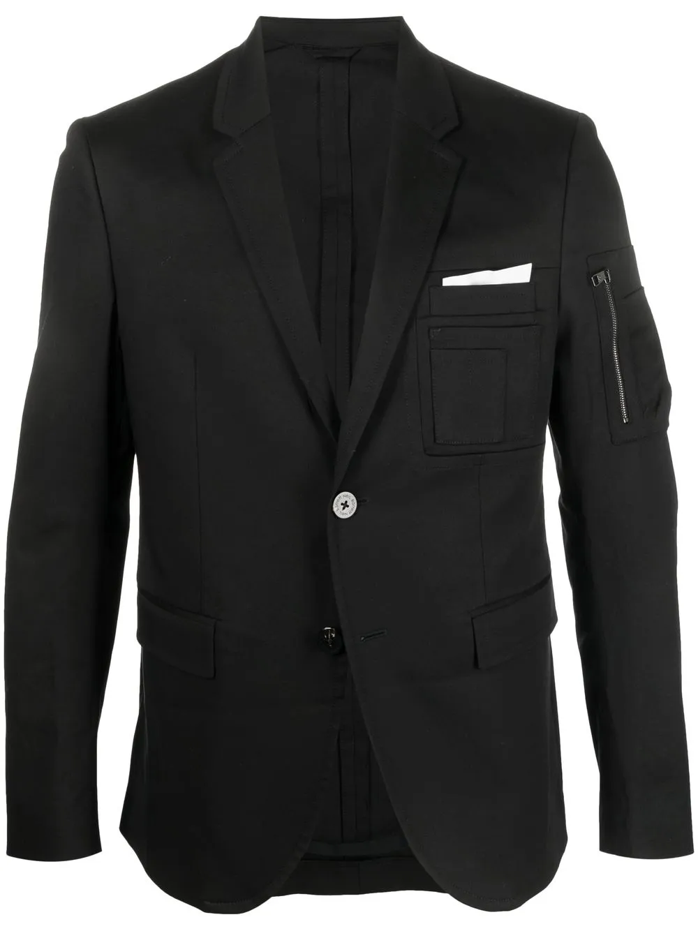

Neil Barrett pocket-detail single-breasted blazer - Black