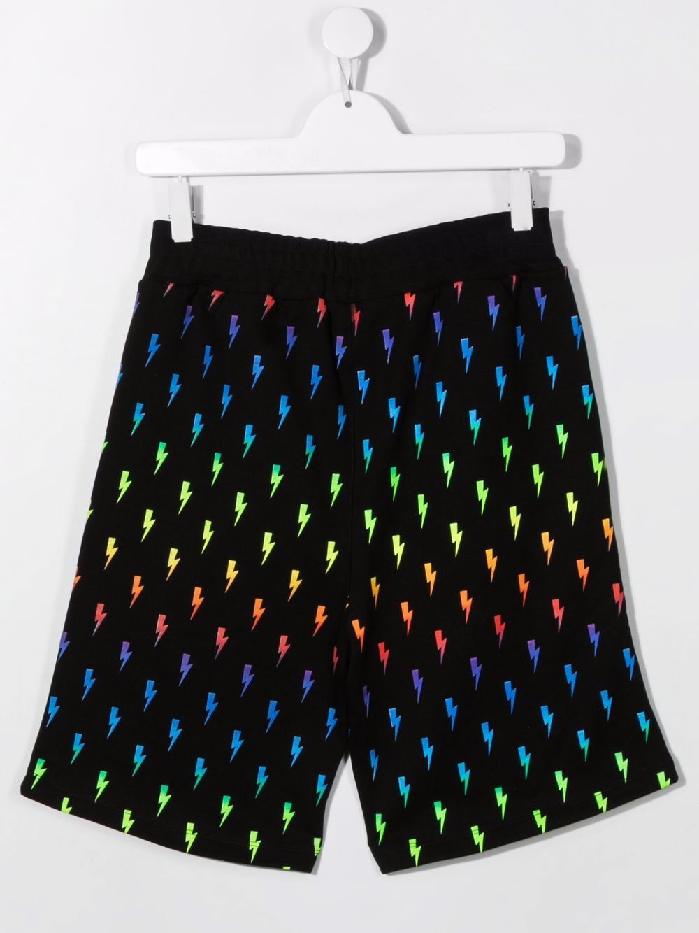 фото Neil barrett kids teen graphic-print track shorts