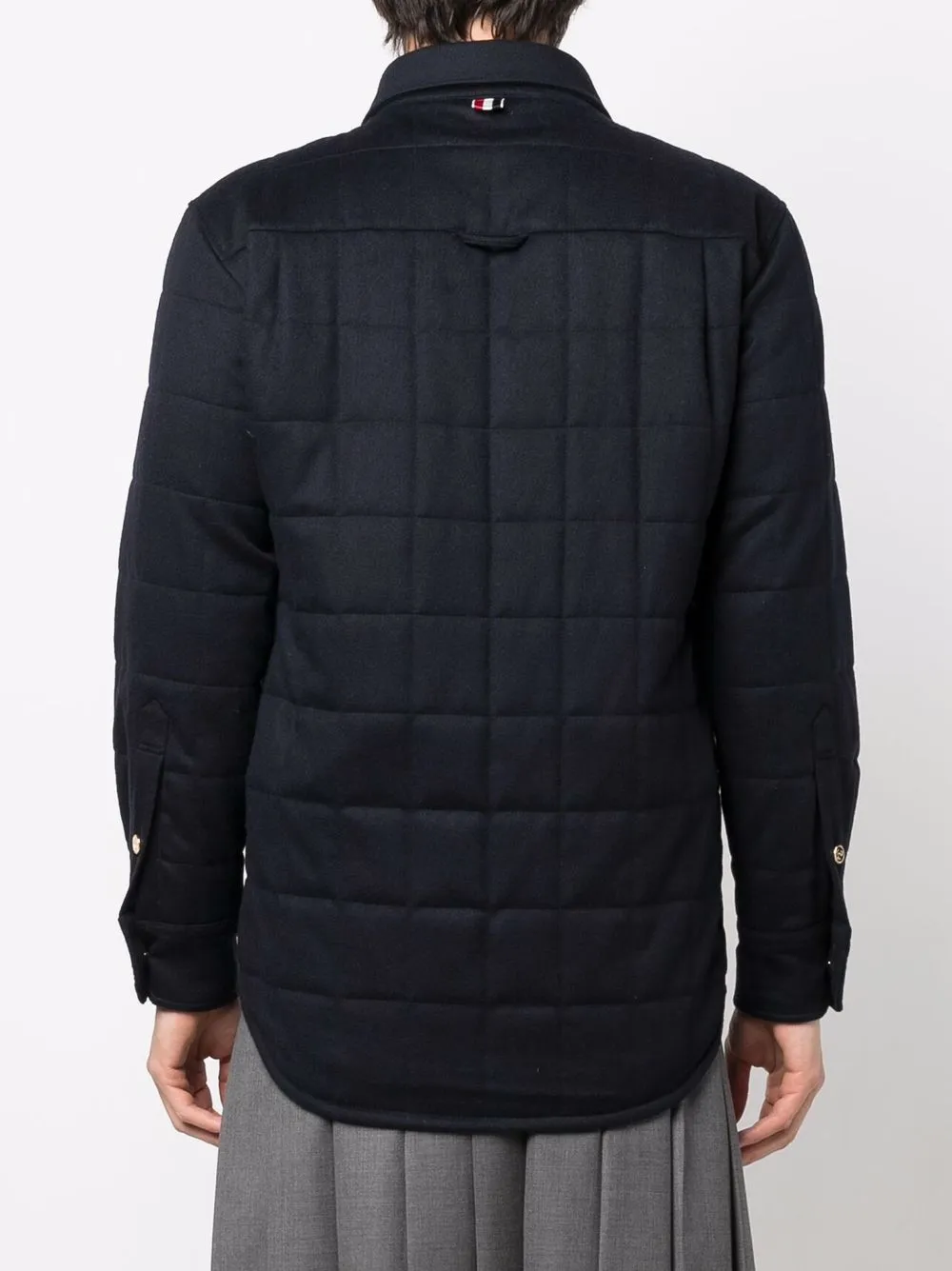 Thom Browne Lightweight Down Jacket In Blue