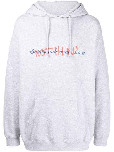 Saintwoods slogan-print hoodie