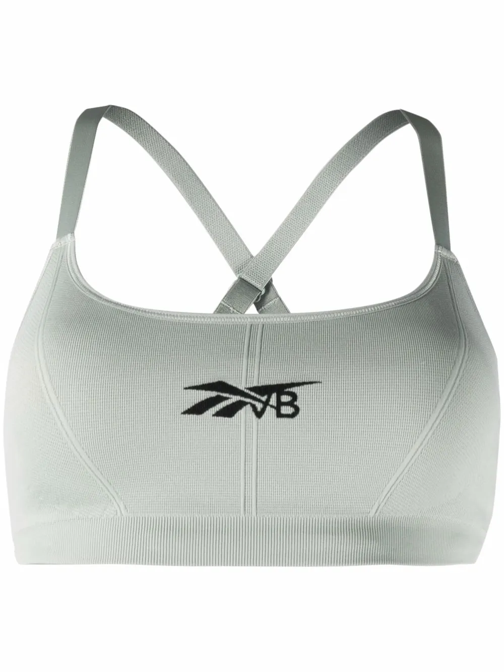 

Reebok x Victoria Beckham bra deportivo con logo estampado - Gris