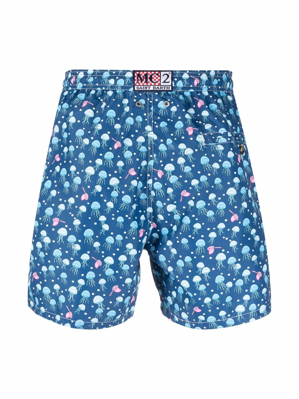 фото Mc2 saint barth graphic-print swim shorts