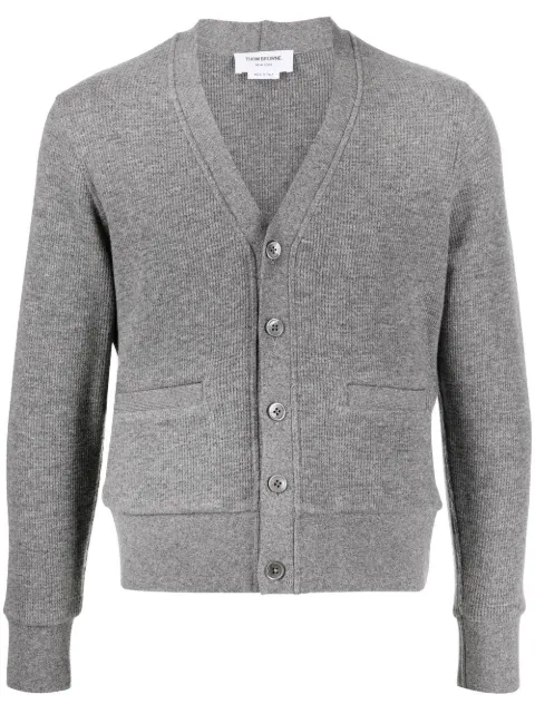 Thom Browne cardigan gaufré en cachemire