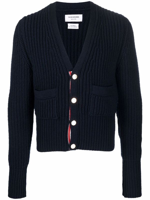 patch pocket cardigan