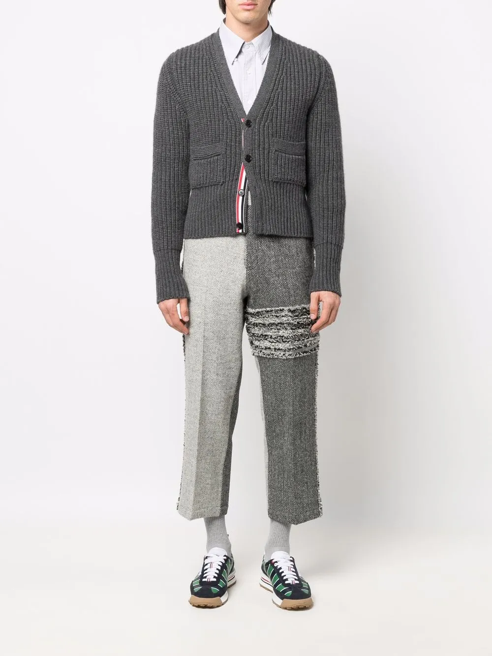 Thom Browne Katoenen overhemd - Grijs