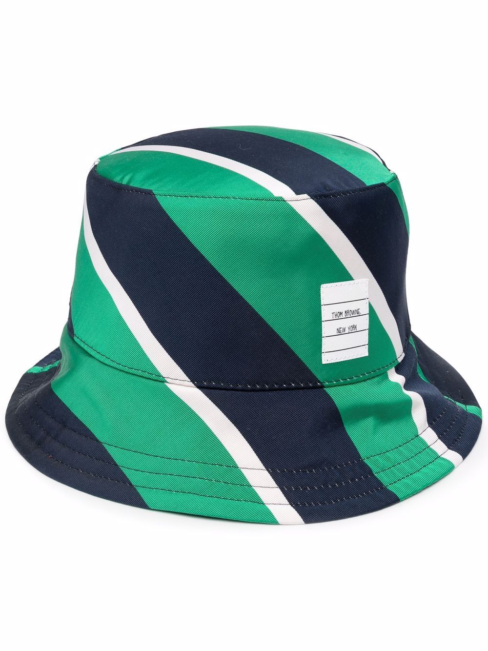 Thom Browne diagonal-stripe Bucket Hat - Farfetch