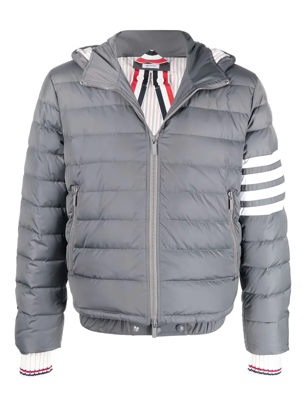 Thom Browne Downfall パデッド スキージャケット - グレー Thom Browne Downfall パデッド スキージャケット - グレー