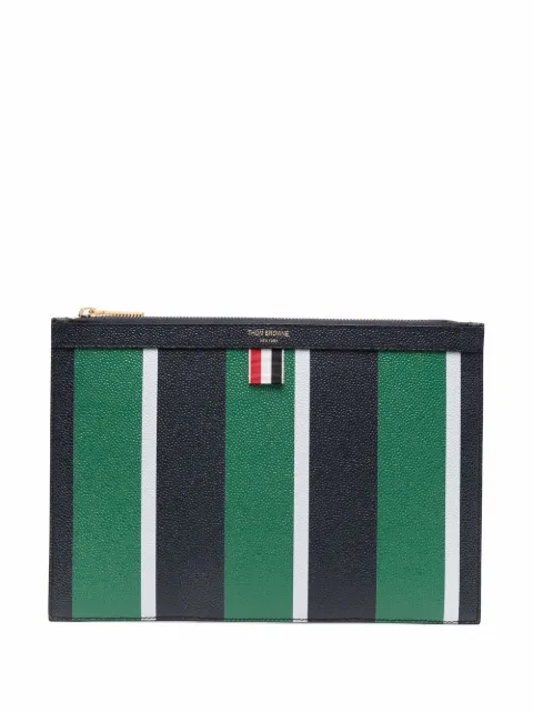 small striped document holder