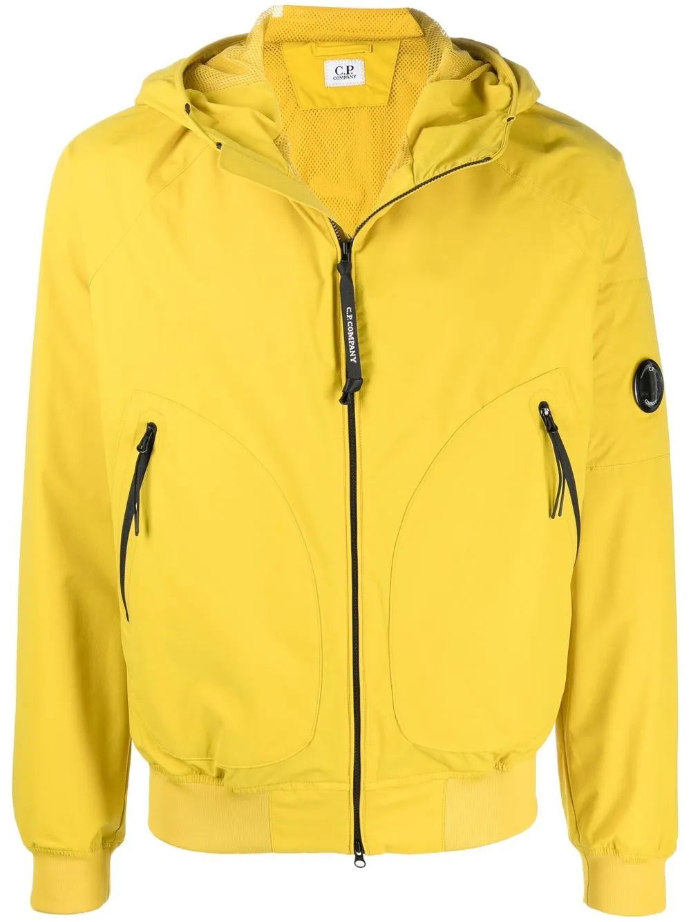 

C.P. Company Lens-detail hooded jacket - Yellow