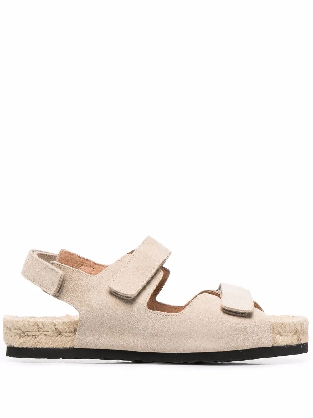 

Manebi open-toe suede espadrilles - Neutrals