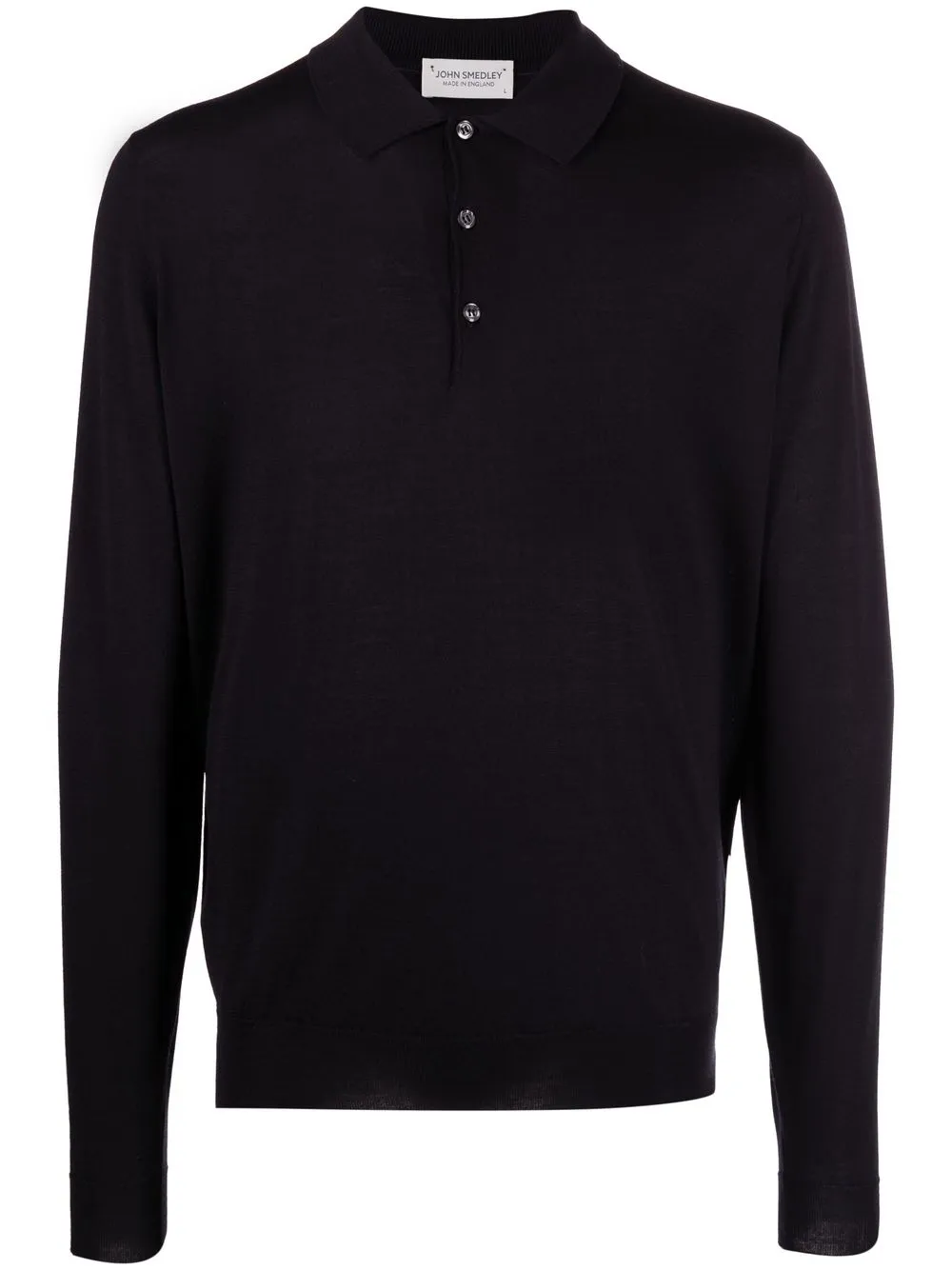 John Smedley Belper knitted polo shirt