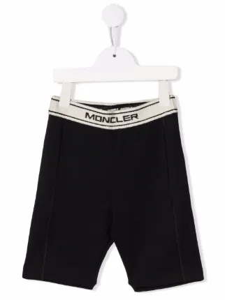 Moncler Enfant logo waistband Legging Shorts Farfetch