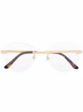 Cartier Eyewear round-frame glasses - Gold