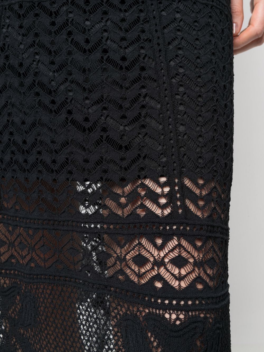 фото D.exterior lace knit dress