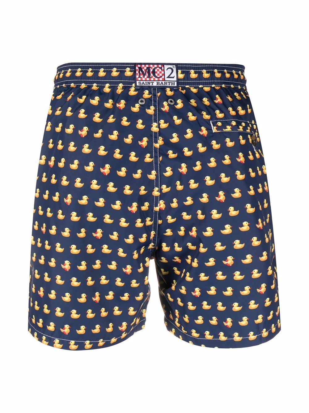 фото Mc2 saint barth graphic-print swim shorts