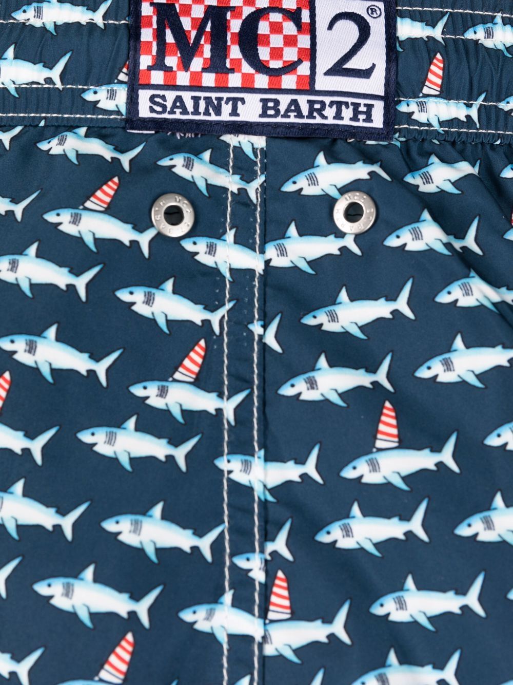 фото Mc2 saint barth graphic-print swim shorts