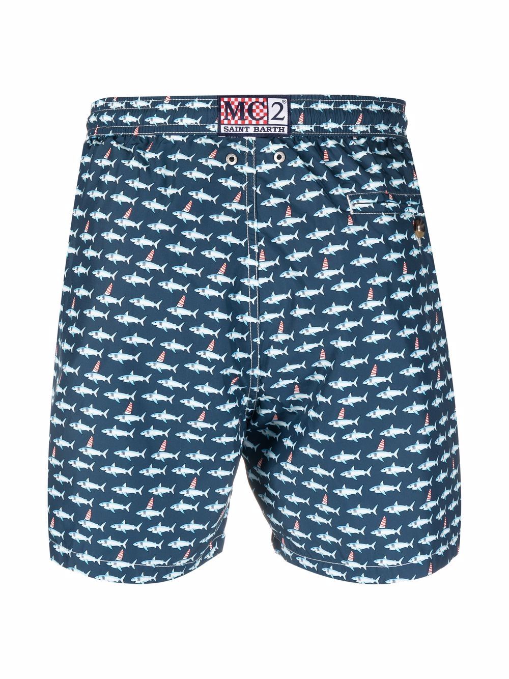 фото Mc2 saint barth graphic-print swim shorts