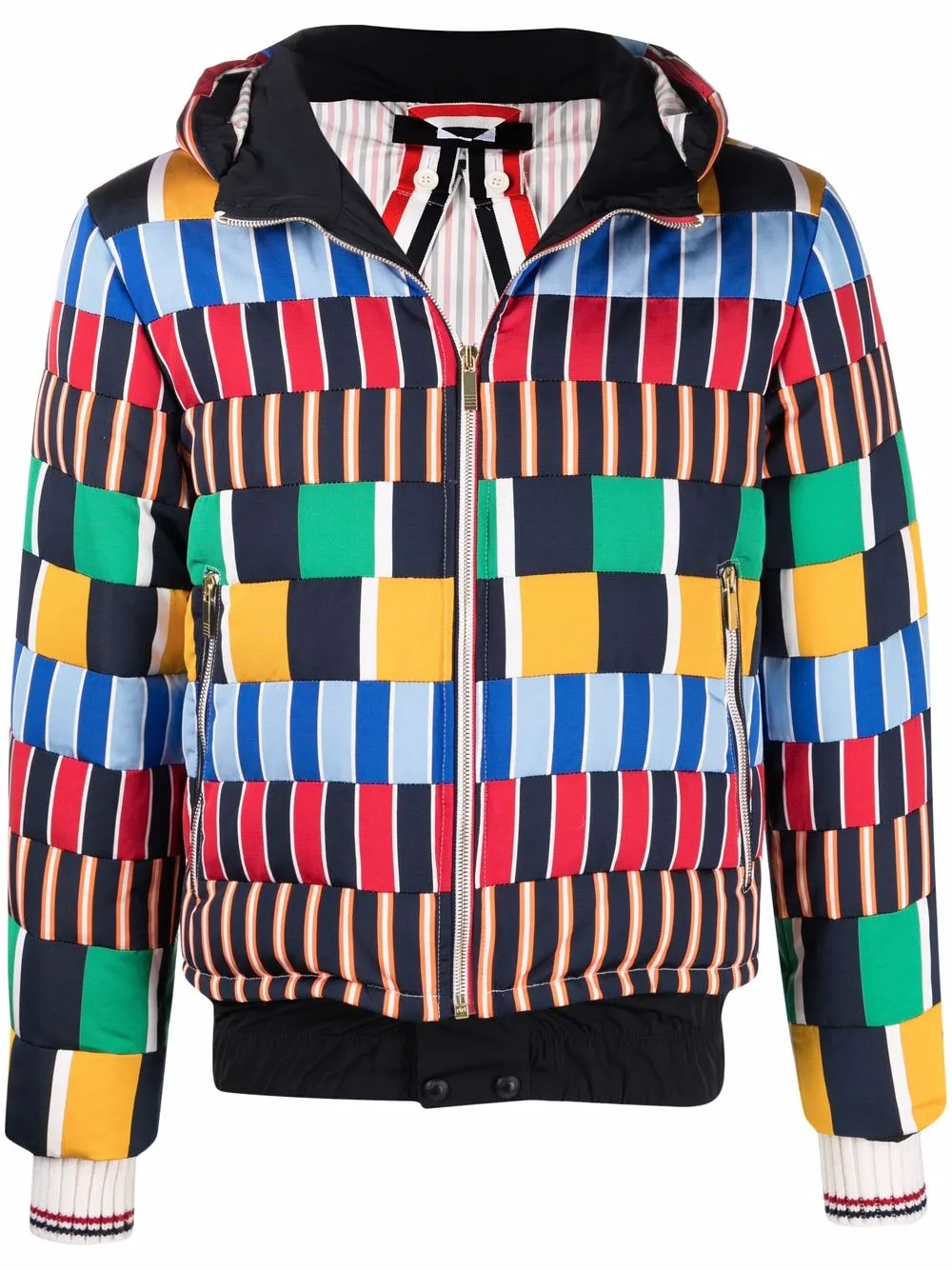 

Thom Browne printed hooded jacket - Multicolour