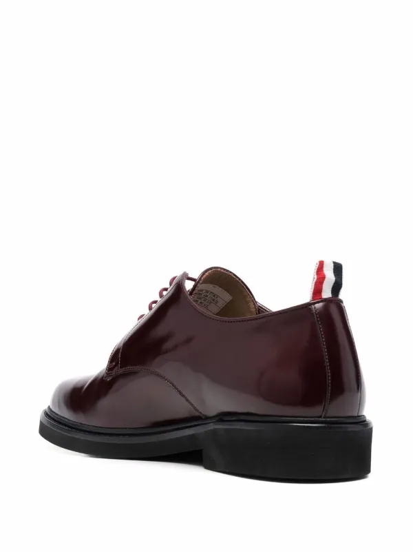 Thom Browne レースアップ レザーシューズ | レッド | FARFETCH JP
