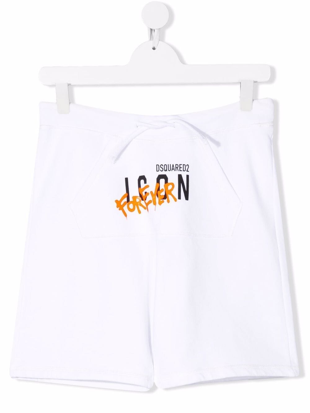 фото Dsquared2 kids спортивные шорты с логотипом