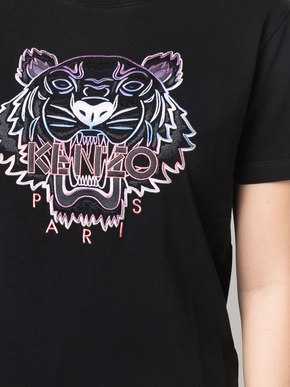 фото Kenzo футболка tiger с вышитым логотипом