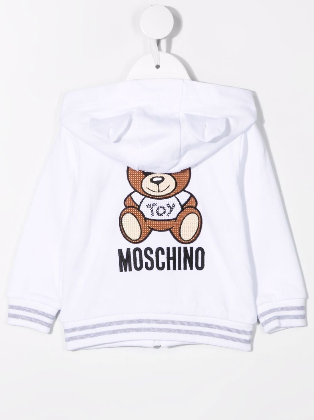 Moschino Kids Teddy bear-print Pullover Hoodie - Farfetch