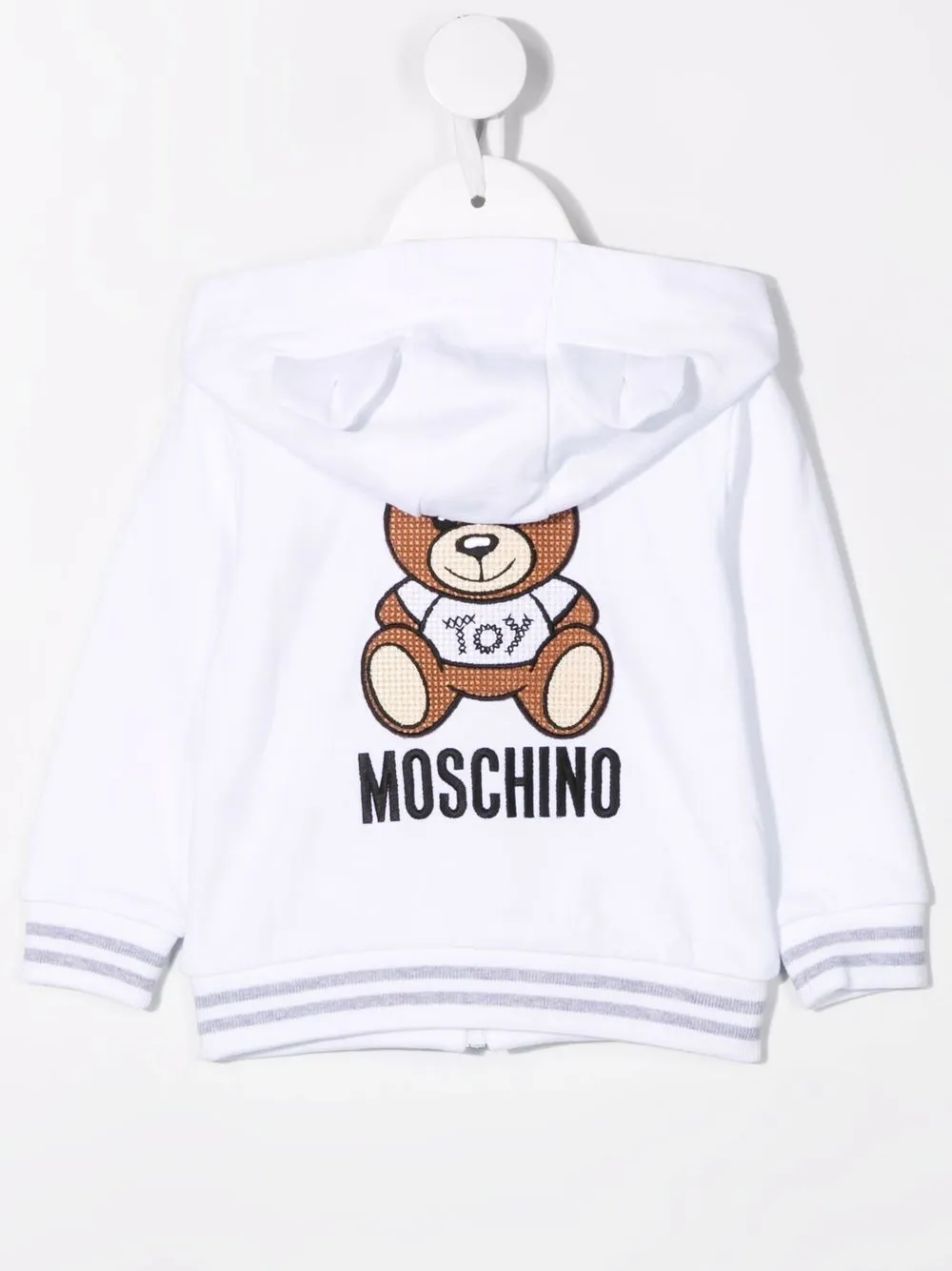 Moschino Kids Teddy bear-print Pullover Hoodie - Farfetch