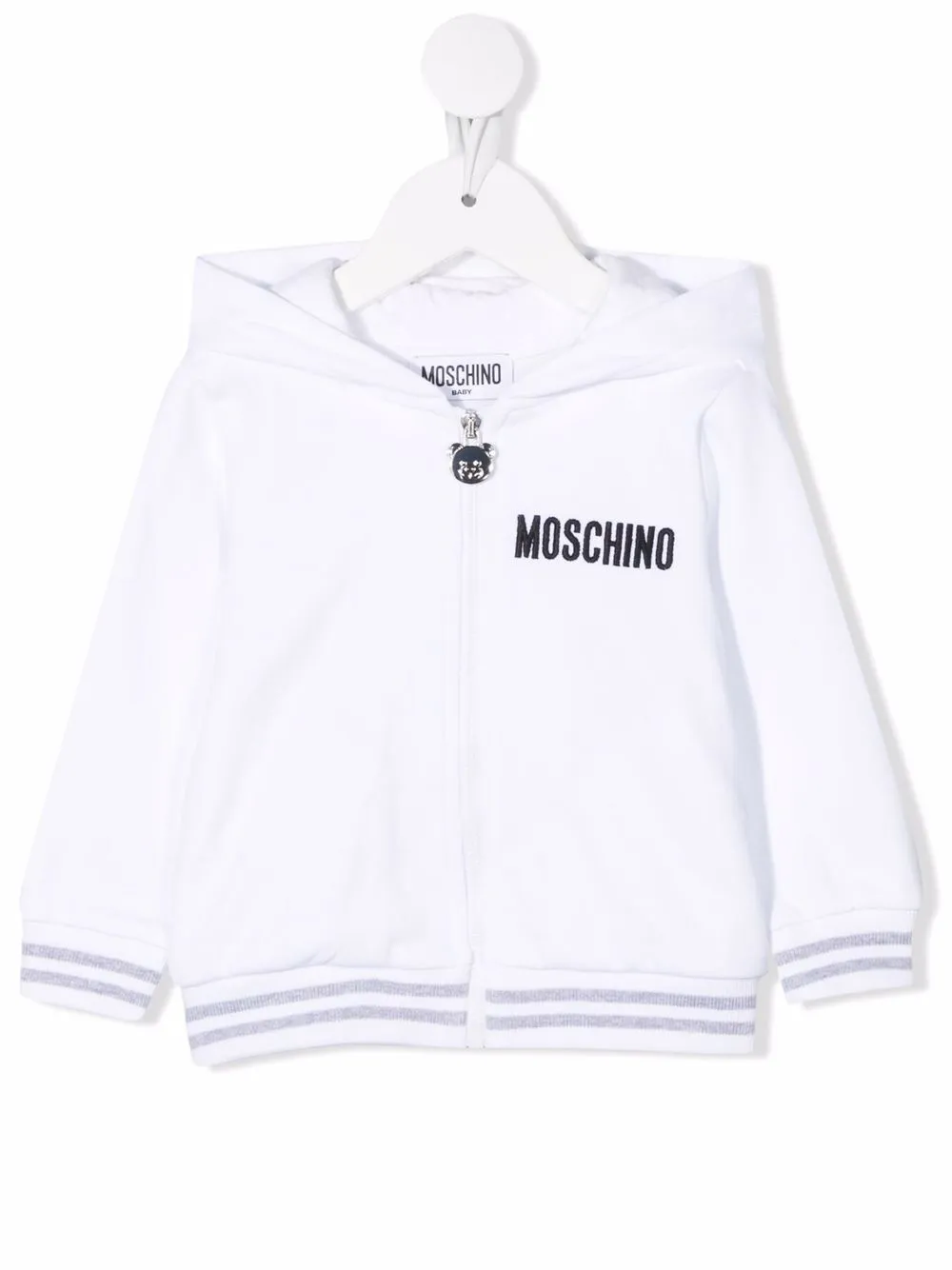 Moschino Kids teddy bear-print pullover hoodie