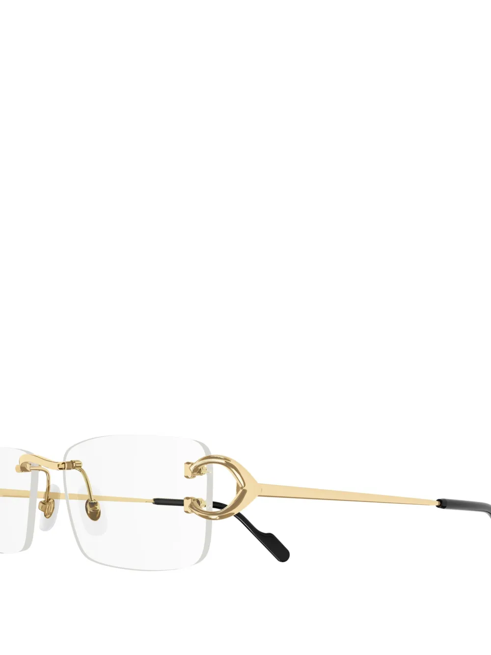 Cartier Eyewear カルティエ・アイウェア リムレス スクエア眼鏡