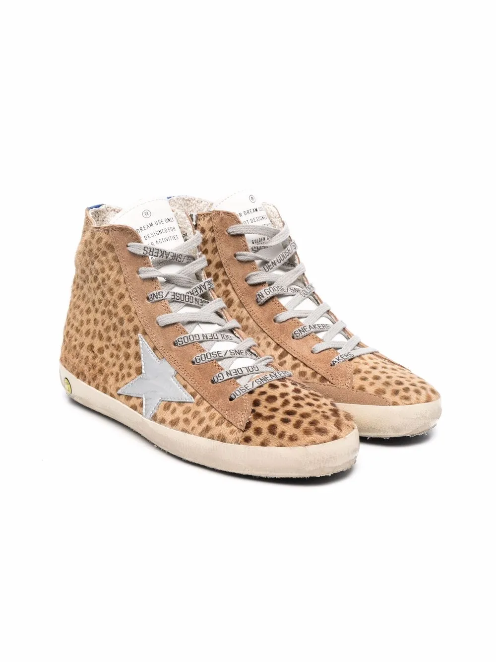 

Golden Goose Kids TEEN animal-print high-top sneakers - Neutrals