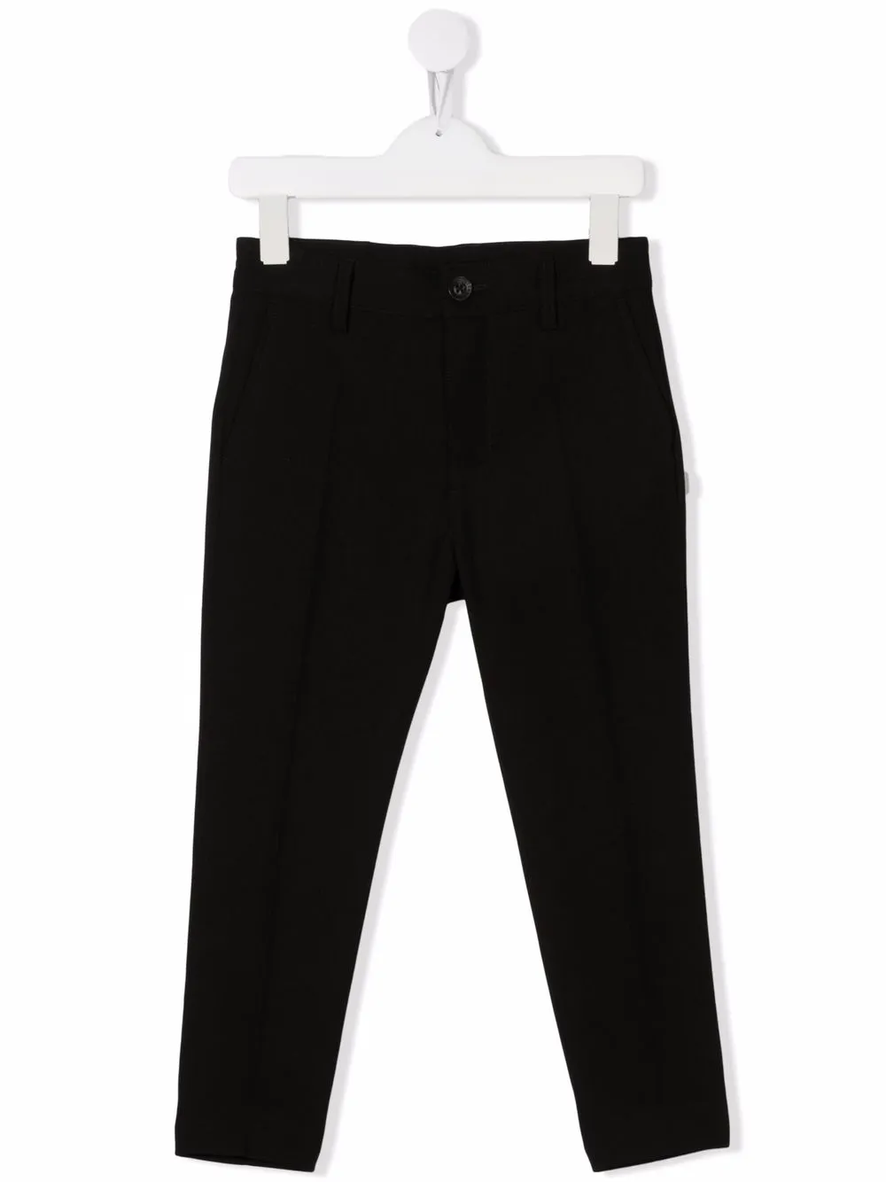 

Diesel Kids pantalones de vestir con tiro medio - Negro