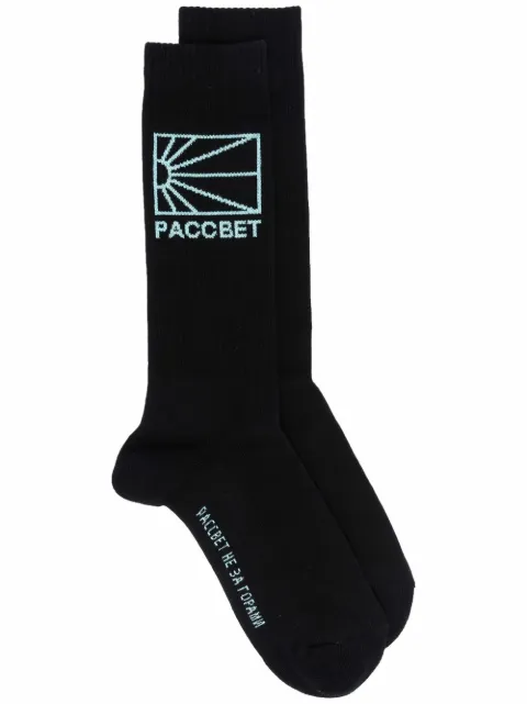  RASSVET intarsia-knit ankle socks