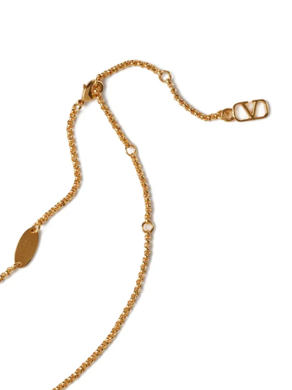 Valentino Garavani VLogo Signature crystal-embellished Necklace