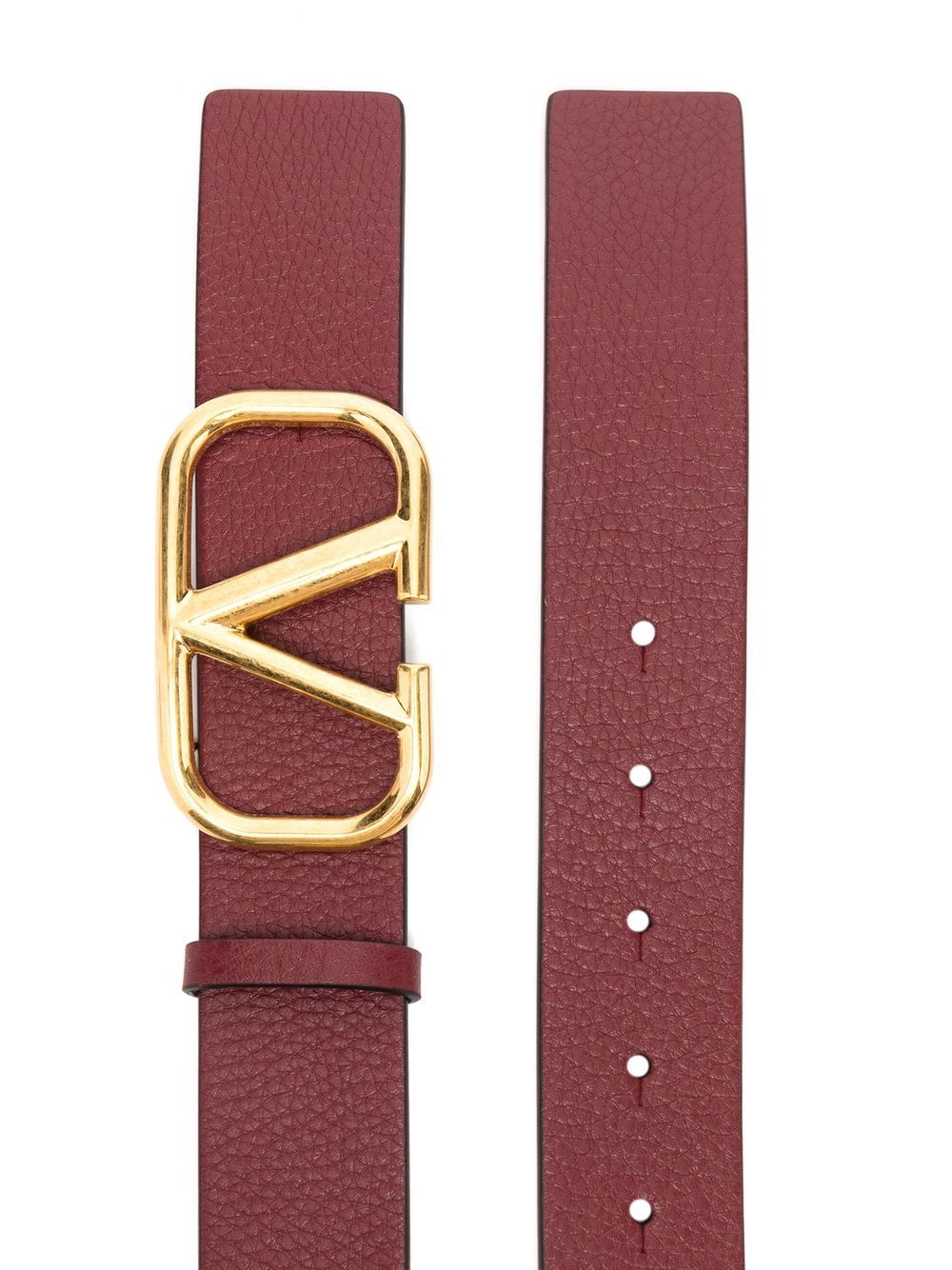 Valentino Garavani VLogo Signature geweven riem - Geel