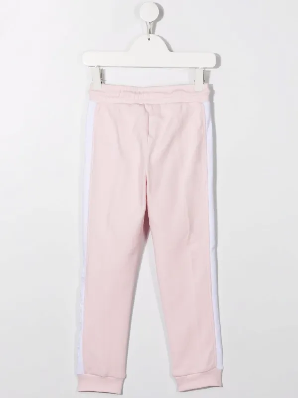 Calvin Klein Kids logo-print Track Pants Pink FARFETCH ID