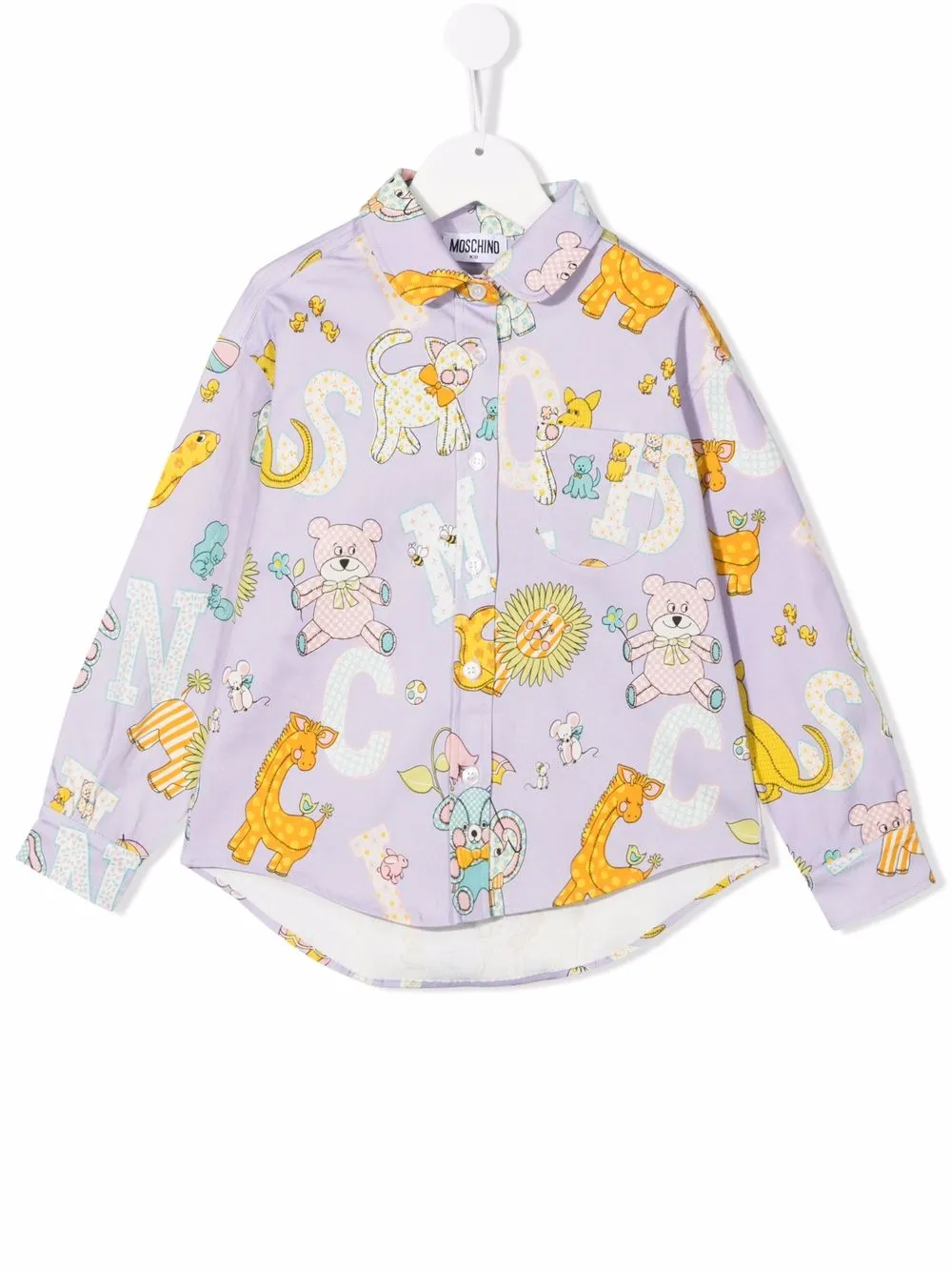 Moschino Kids animal-print long-sleeve Shirt - Farfetch