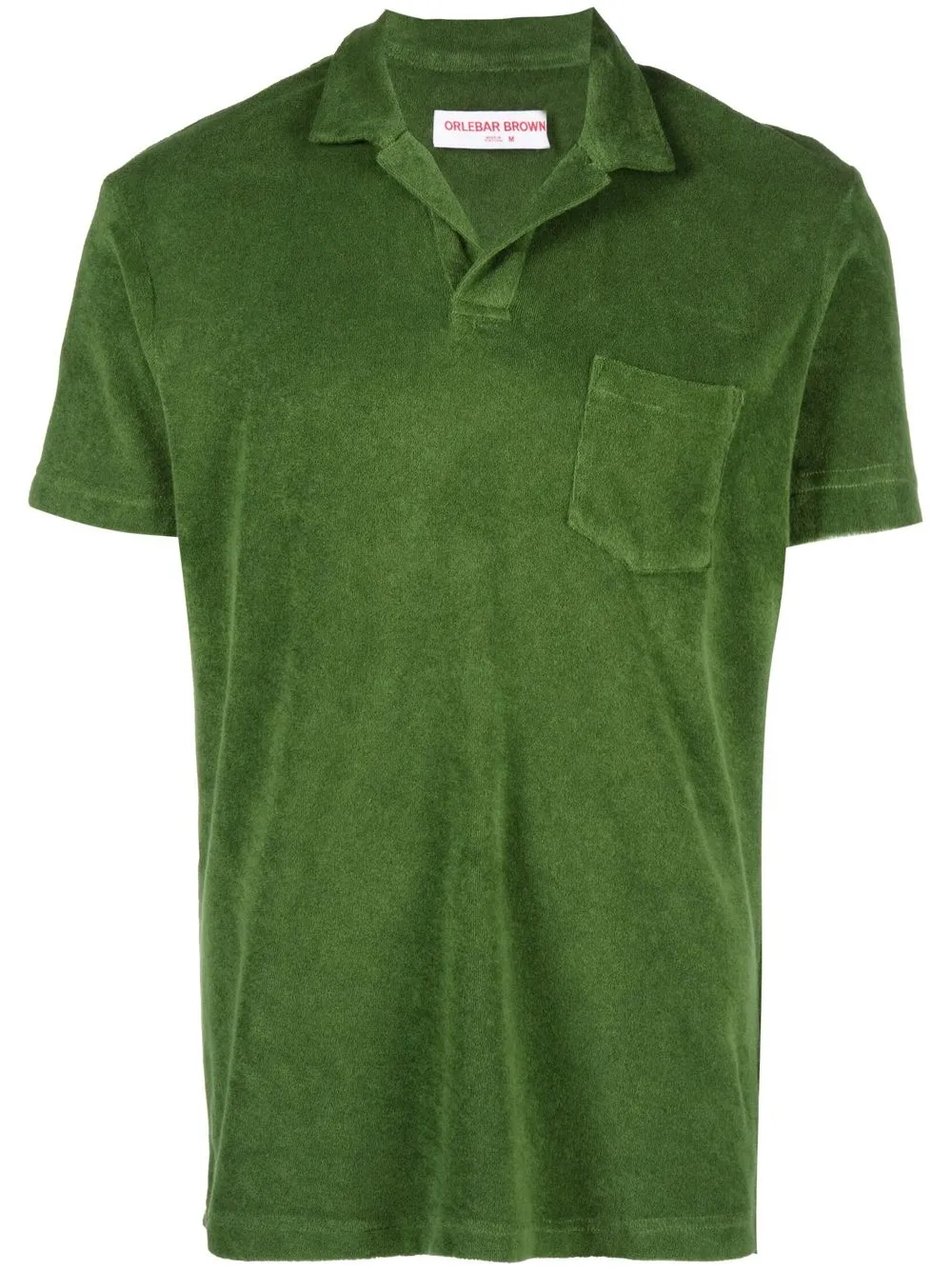 

Orlebar Brown playera tipo polo manga corta - Verde