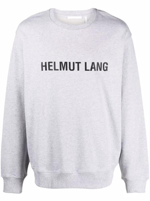 Helmut Lang Logo crew-neck Sweatshirt - Farfetch