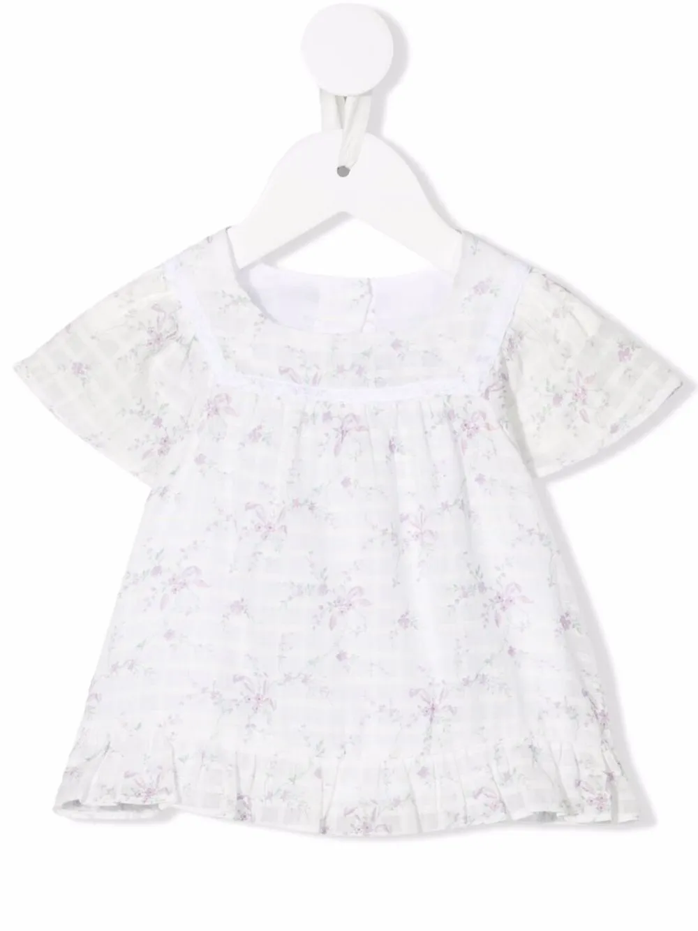 

Tartine Et Chocolat blusa manga farol con estampado floral - Blanco