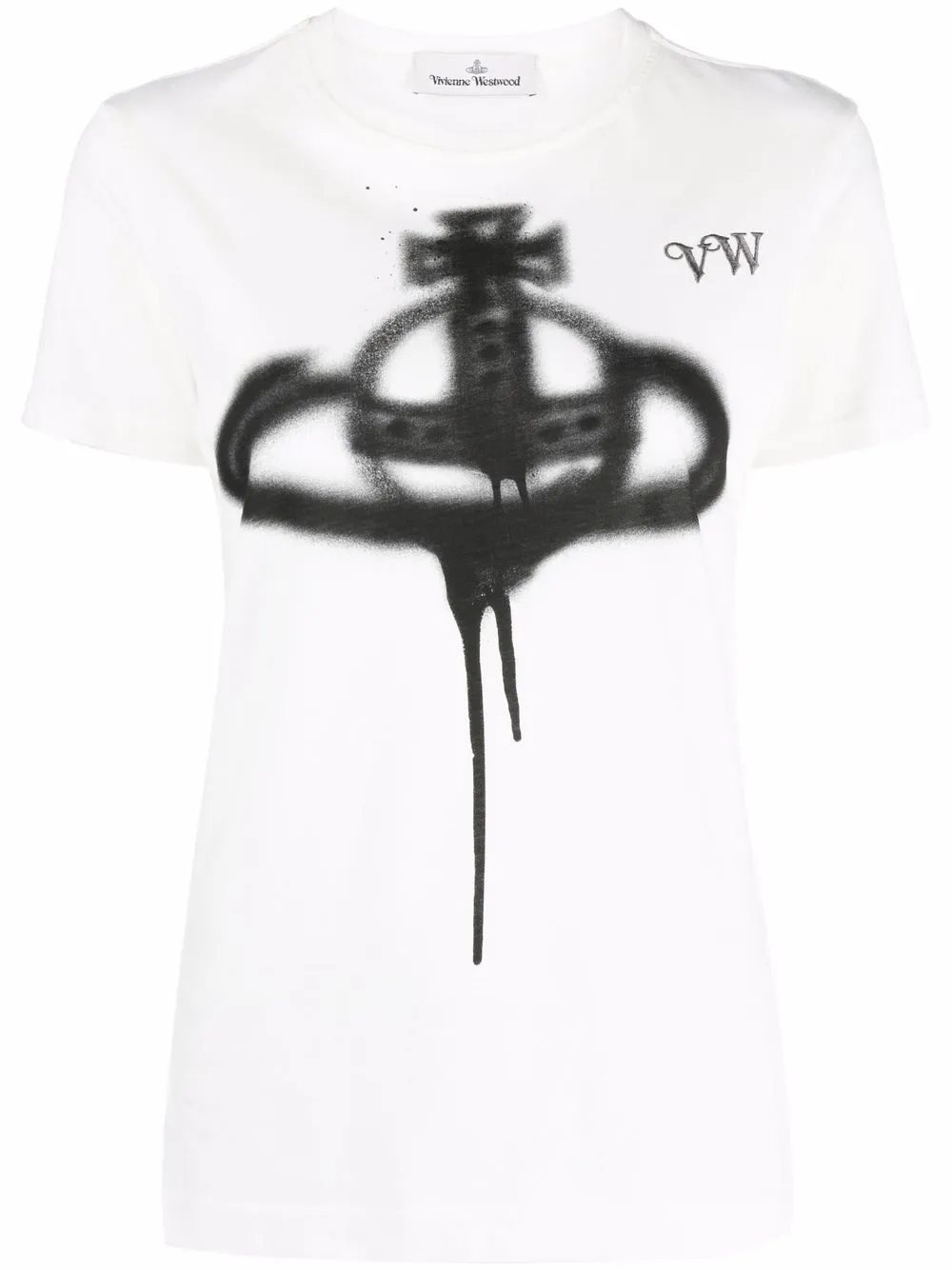 

Vivienne Westwood playera con estampado Orb - Blanco