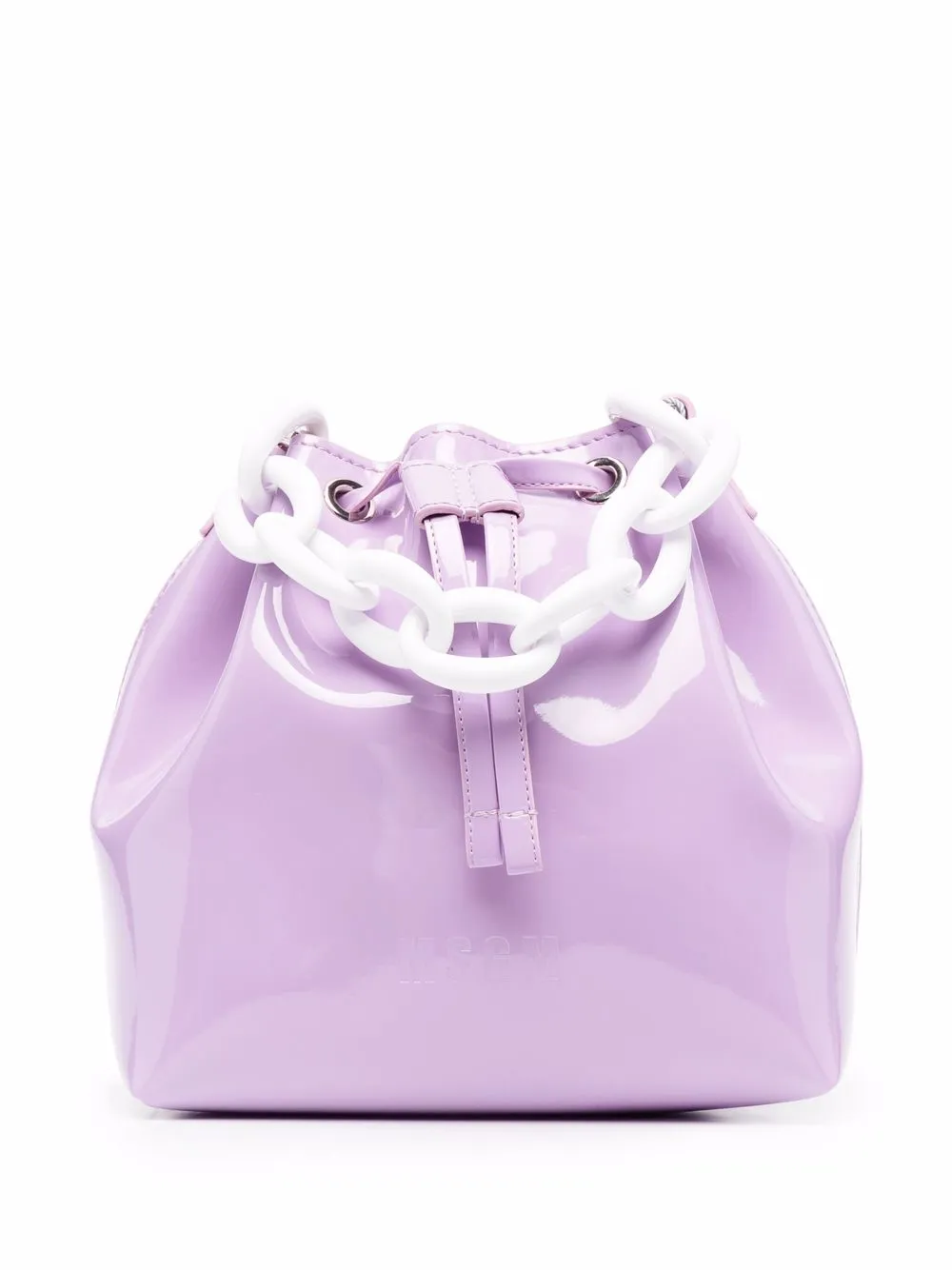 

MSGM bolsa bucket con cadena - Morado