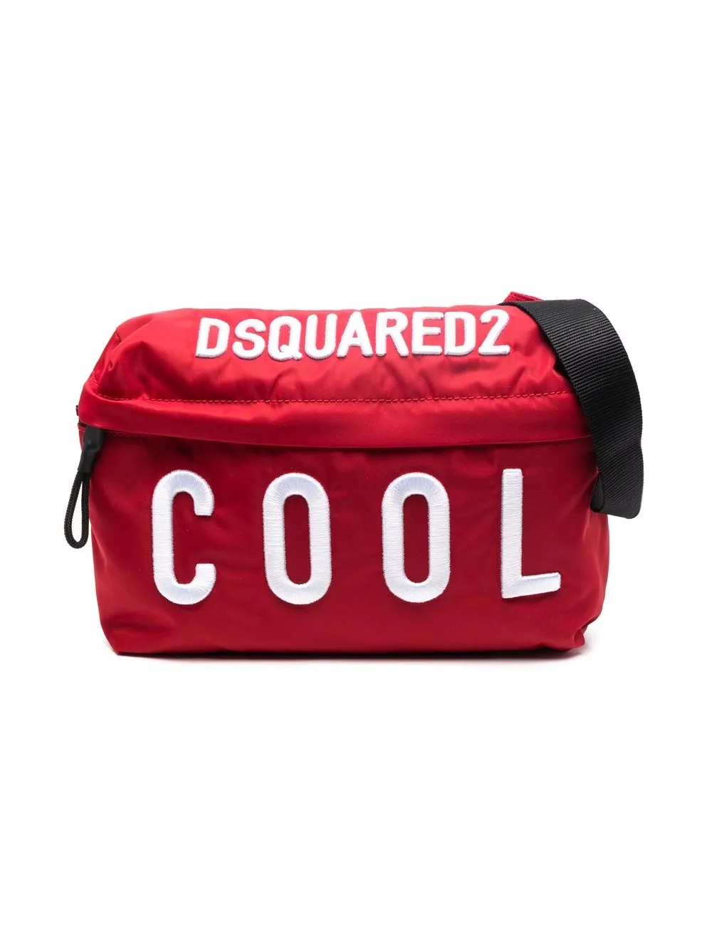 

Dsquared2 Kids bolso de mano con logo bordado - Rojo