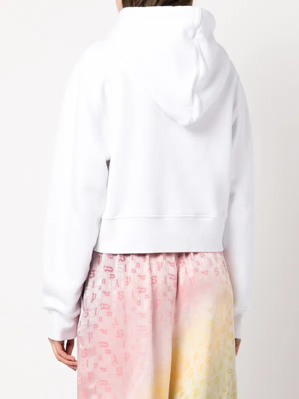 Palm Angels ロゴ パーカー | ホワイト | FARFETCH JP