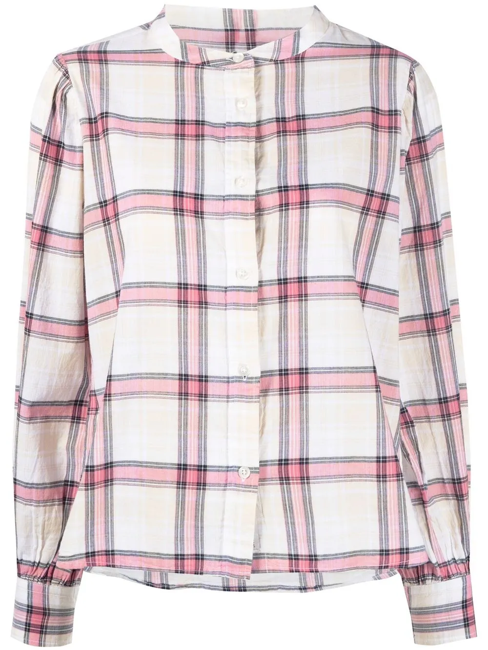 Woolrich check-print cotton shirt - 8148 WHITE CHECK