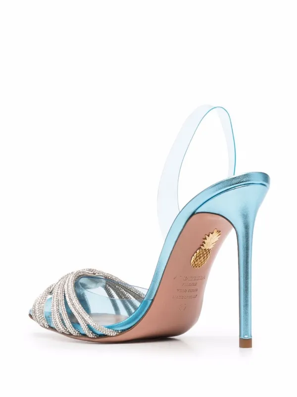 Aquazzura blue deals shoes